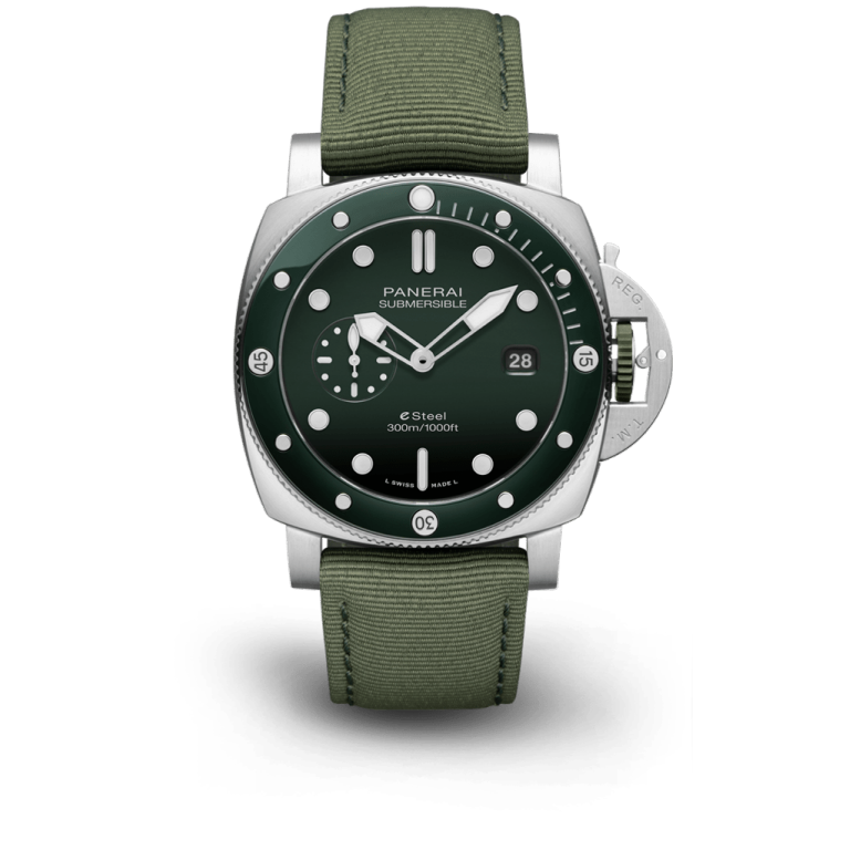 Submersible QuarantaQuattro ESteel™ Verde Smeraldo 44mm