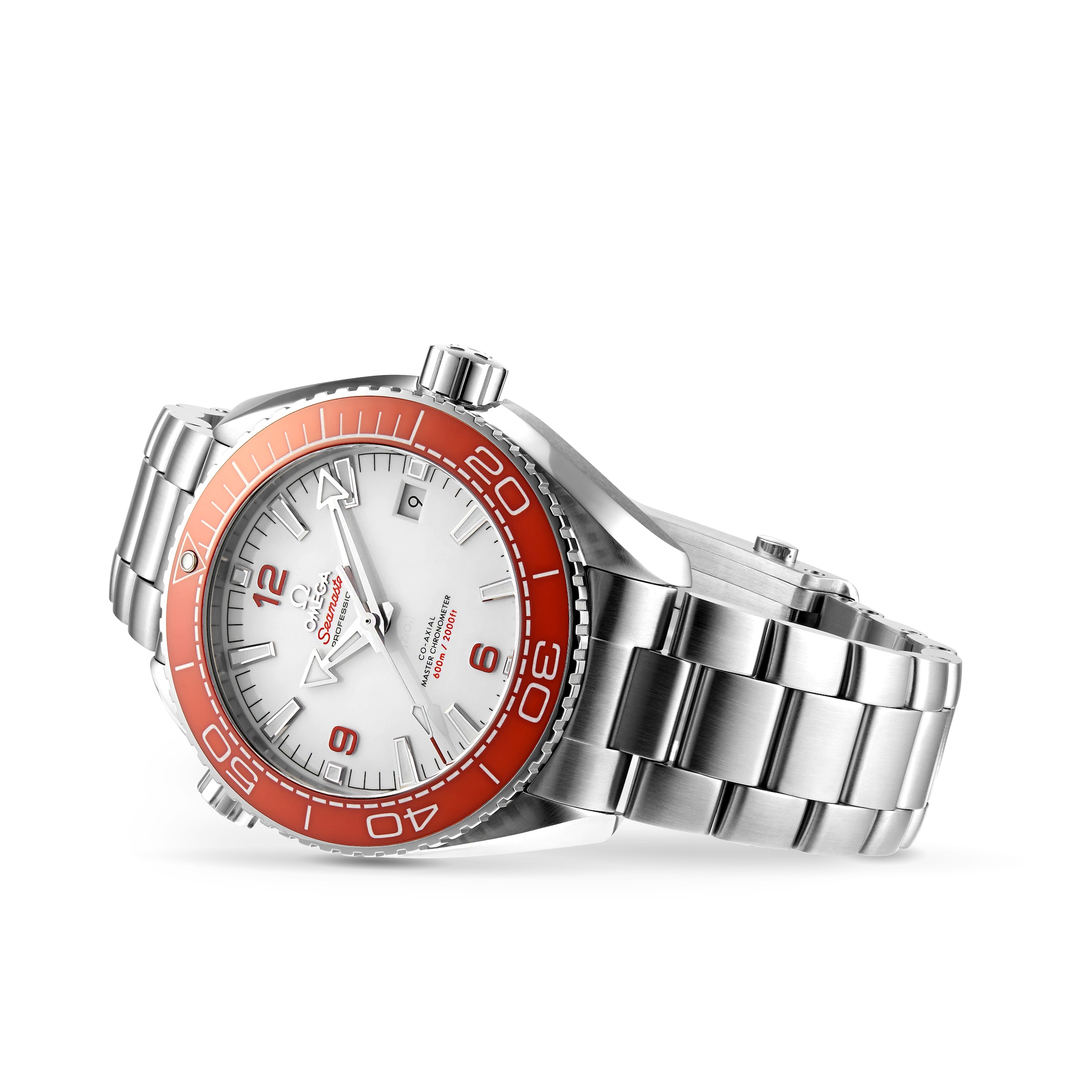 PLANET OCEAN 600M White / Orange 43.5mm