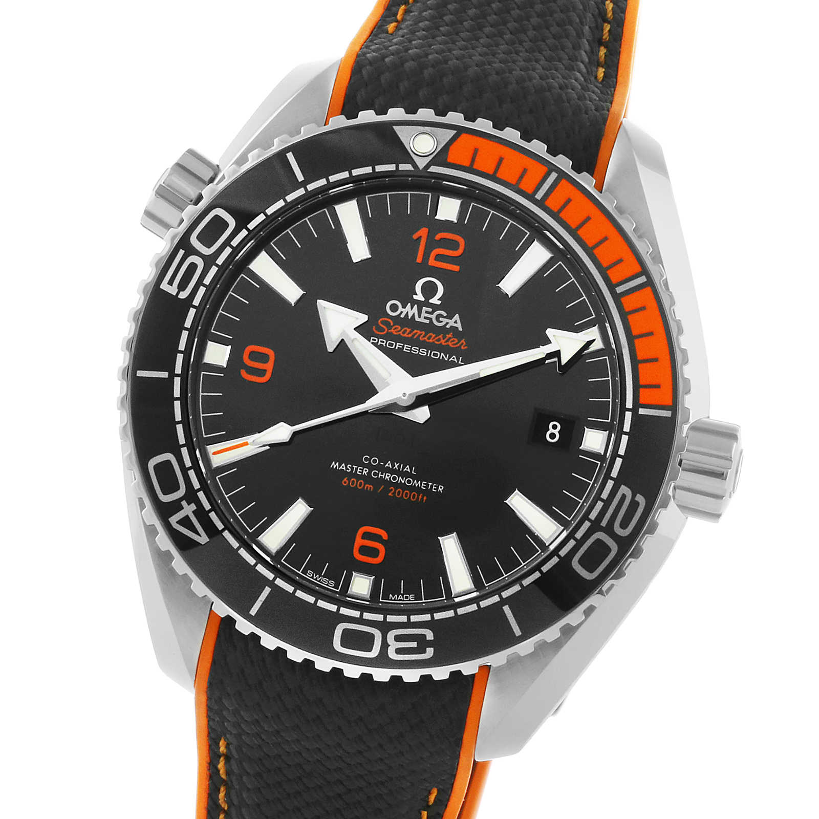 PLANET OCEAN 600M Black / Orange 43.5mm