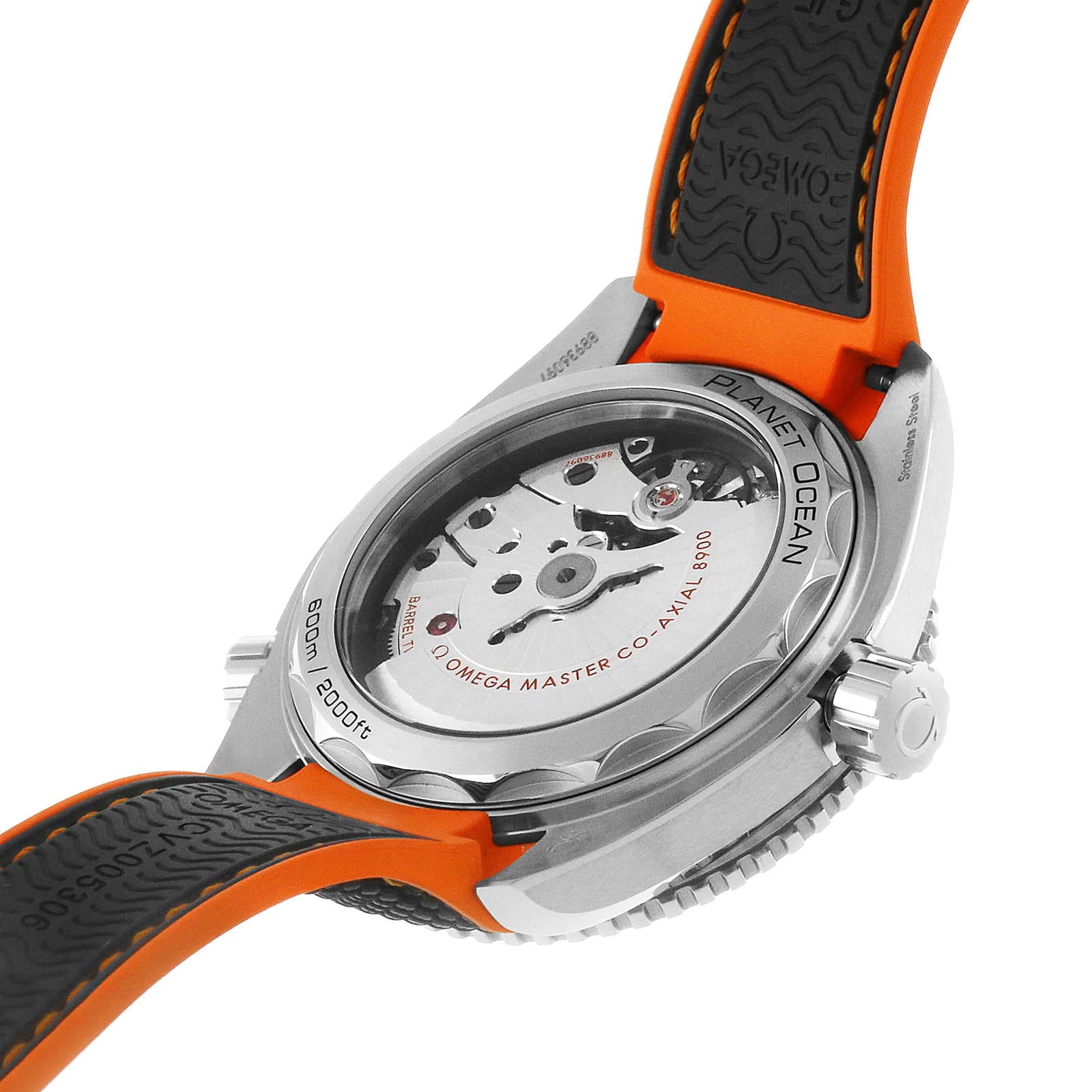 PLANET OCEAN 600M Black / Orange 43.5mm