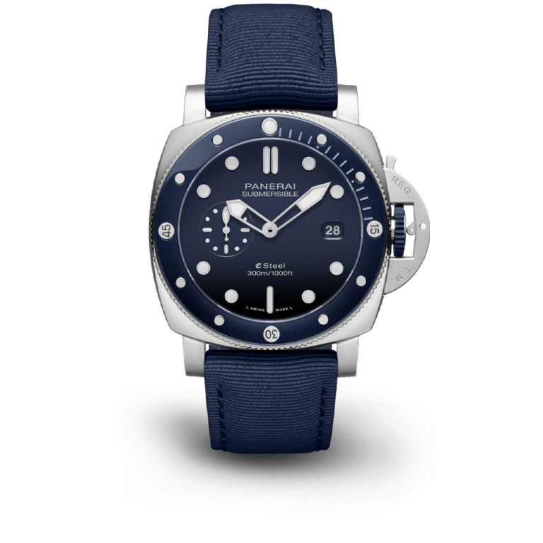 Submersible QuarantaQuattro ESteel™ Blu Profondo 44mm