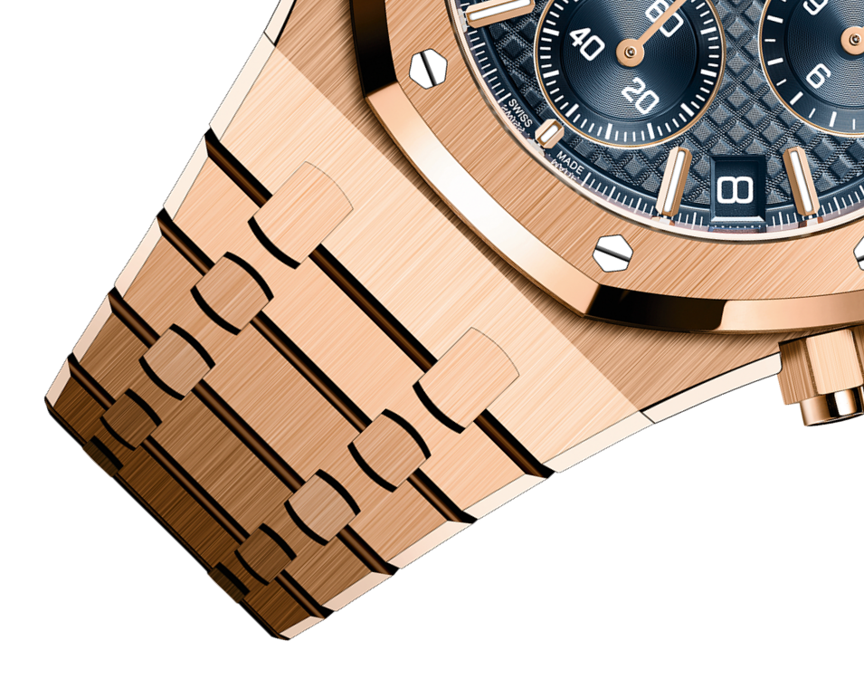ROYAL OAK Pink Gold “Bleu nuit nuage 50” Dial CHRONOGRAPH 41mm