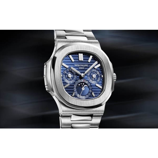 Patek Philippe Nautilus White Gold 5740-1G-001 with Blue Sunburst dial