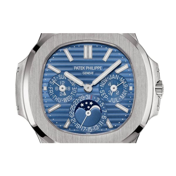 Patek Philippe Nautilus White Gold 5740-1G-001 with Blue Sunburst dial