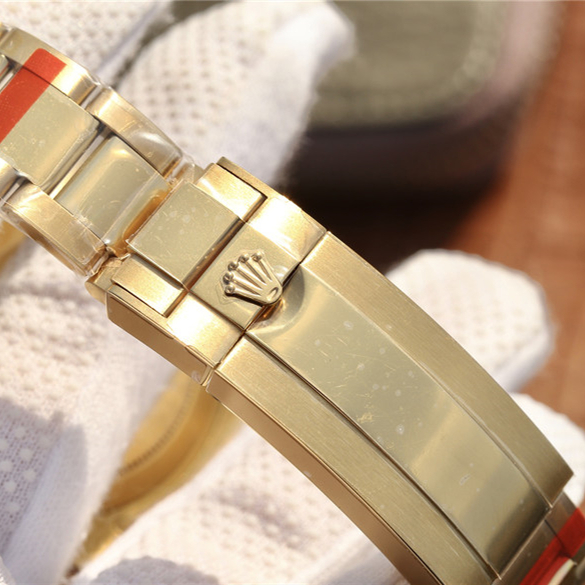 SUBMARINER GOLDEN BLUE / RED DIAMOND BLACK DIAL 40MM M126610LN-0010