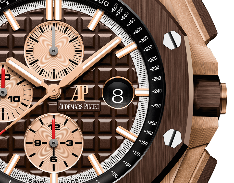 OFFSHORE Pink Gold Brown Camouflage Dial CHRONOGRAPH 44mm