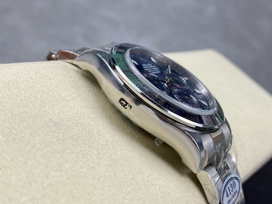 Clean Factory Rolex Daytona 116509-0071 40MM Full White Gold Blue Dial