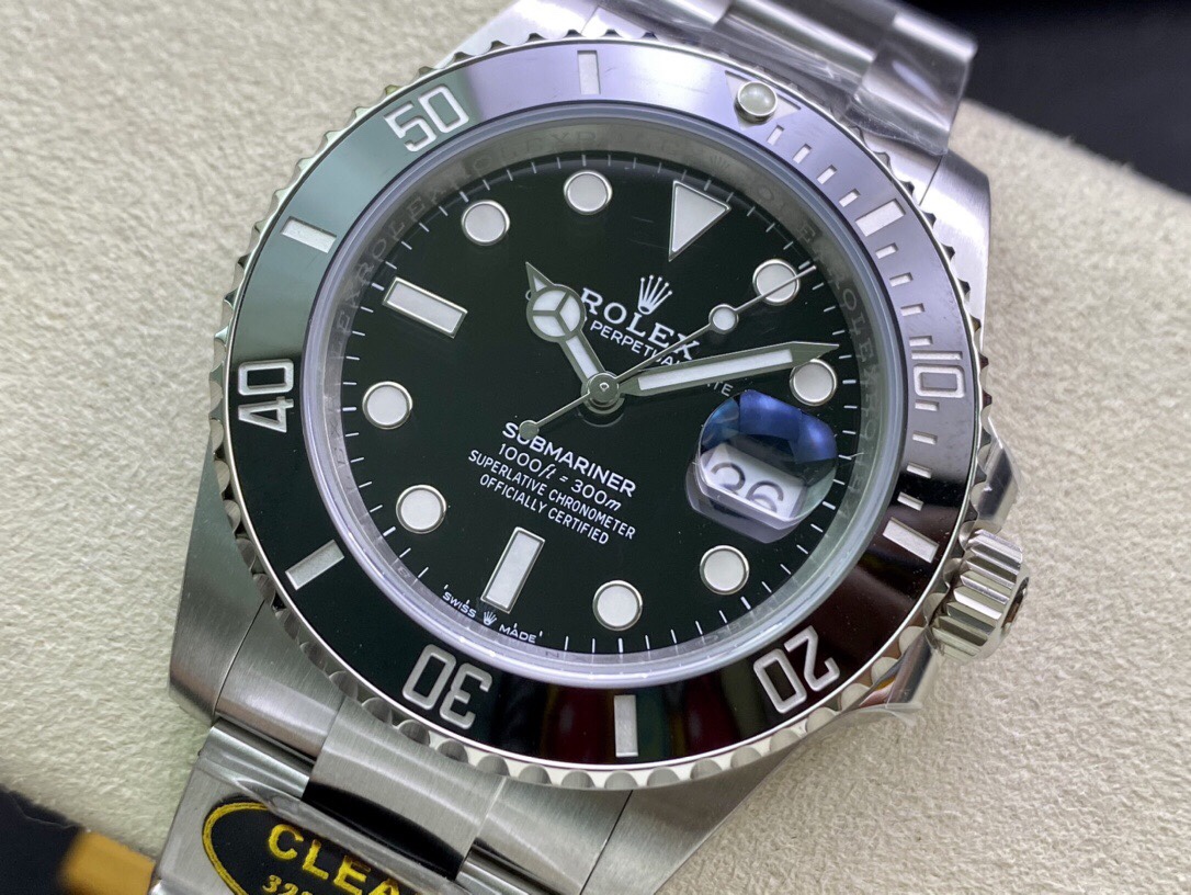 Clean Factory Rolex Submariner Date 126610LN 41mm Full 904L Black Dial