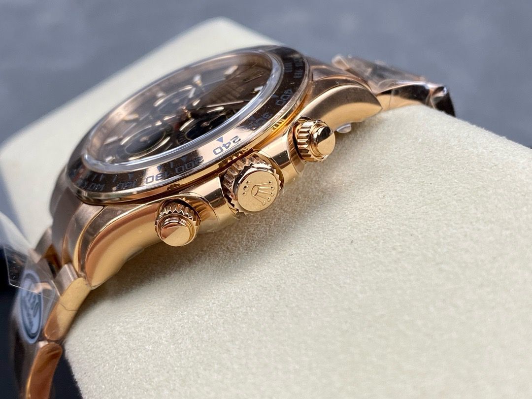 Clean Factory Rolex Daytona 116505-0013 40MM Full Rose Gold Brown Dial