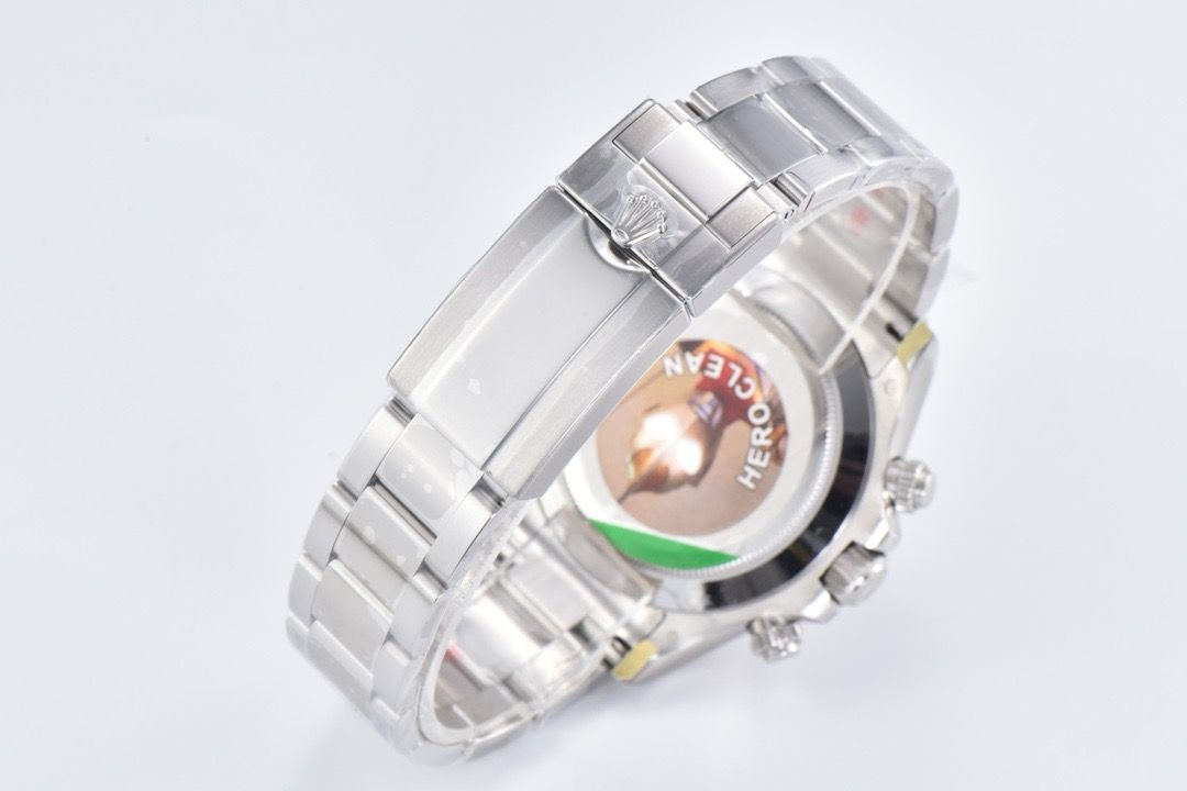 Clean Factory Rolex Daytona 116509 40MM Full White Gold Diamond Mop Black Dial