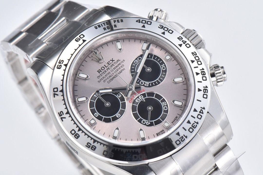 Clean Factory Rolex Daytona 116509 40MM Full White Gold Grey Dial