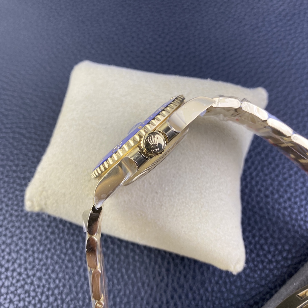 Clean Factory Rolex Submariner Date 126618LB-0002 41mm Full Yellow Gold Blue Dial