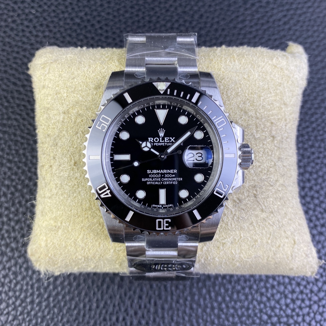 Clean Factory Rolex Submeriner Date 116610LN 40mm Full 904L Black Dial