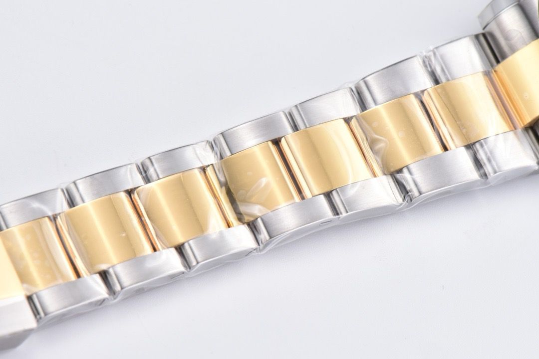 Clean Factory Rolex Daytona 116503 40MM Half Gold Diamond Mop Mother Of Pearl Dial