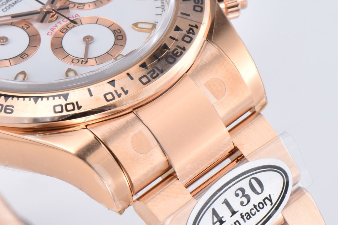 Clean Factory Rolex Daytona 116505 40MM Full Rose Gold White Dial