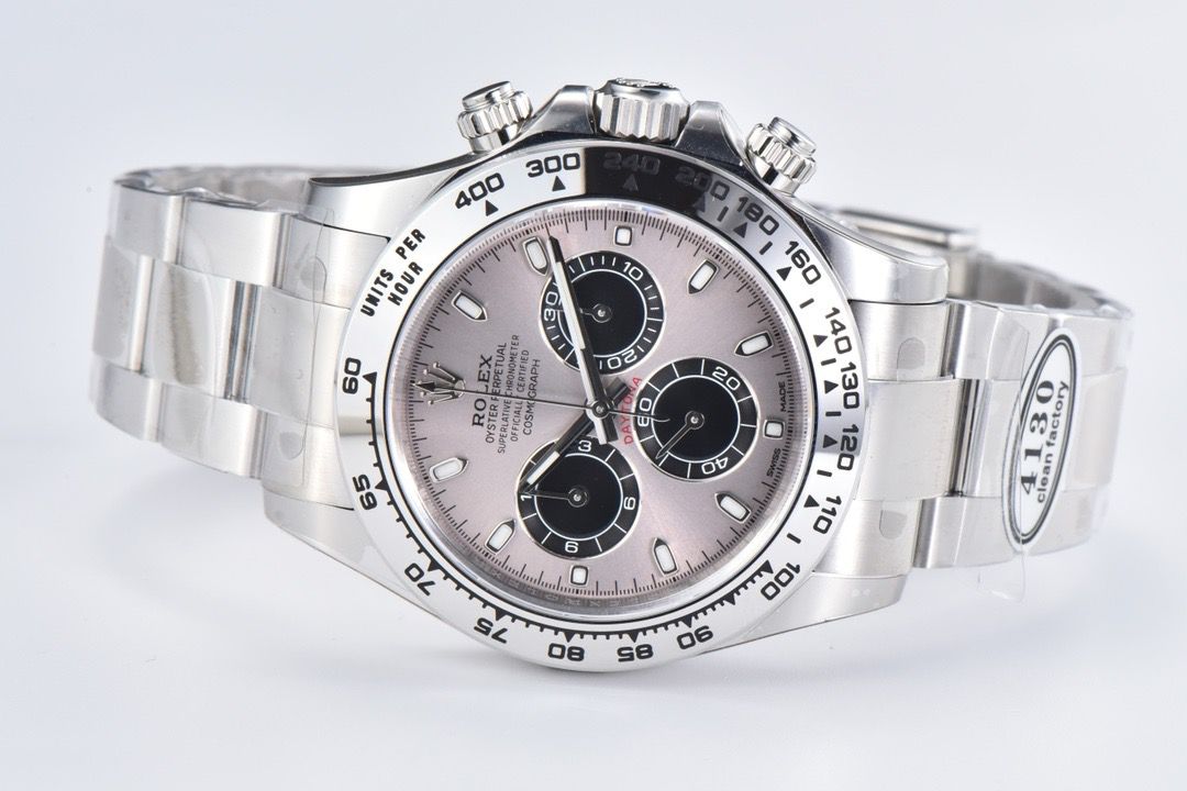 Clean Factory Rolex Daytona 116509 40MM Full White Gold Grey Dial