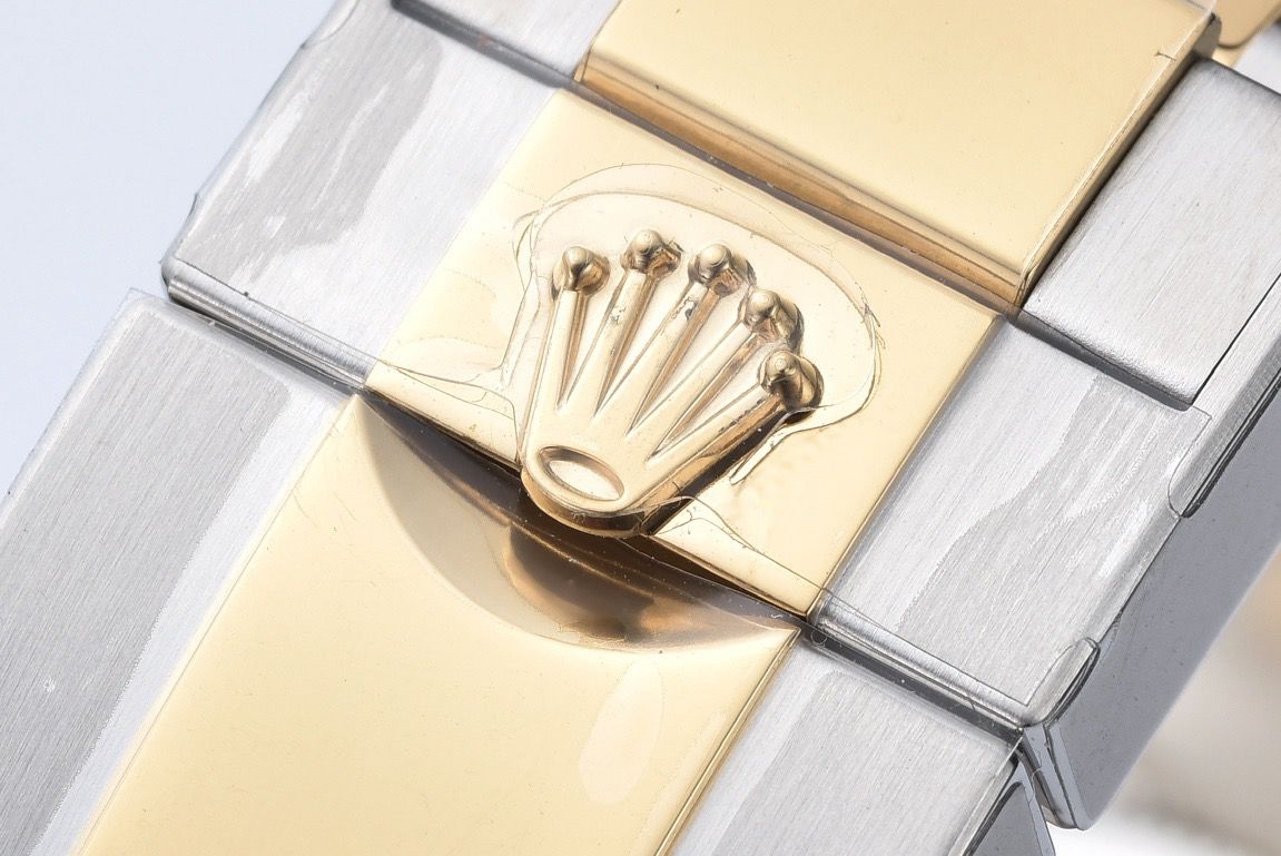 Clean Factory Rolex Daytona 116503 40MM Half Gold Diamond Mop Mother Of Pearl Dial