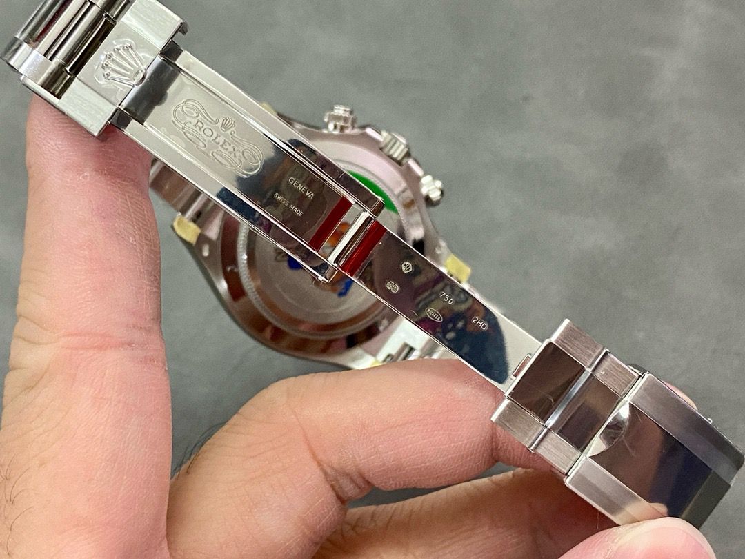 Clean Factory Rolex Daytona 116509 40MM Full White Gold Arabic Number Grey Dial