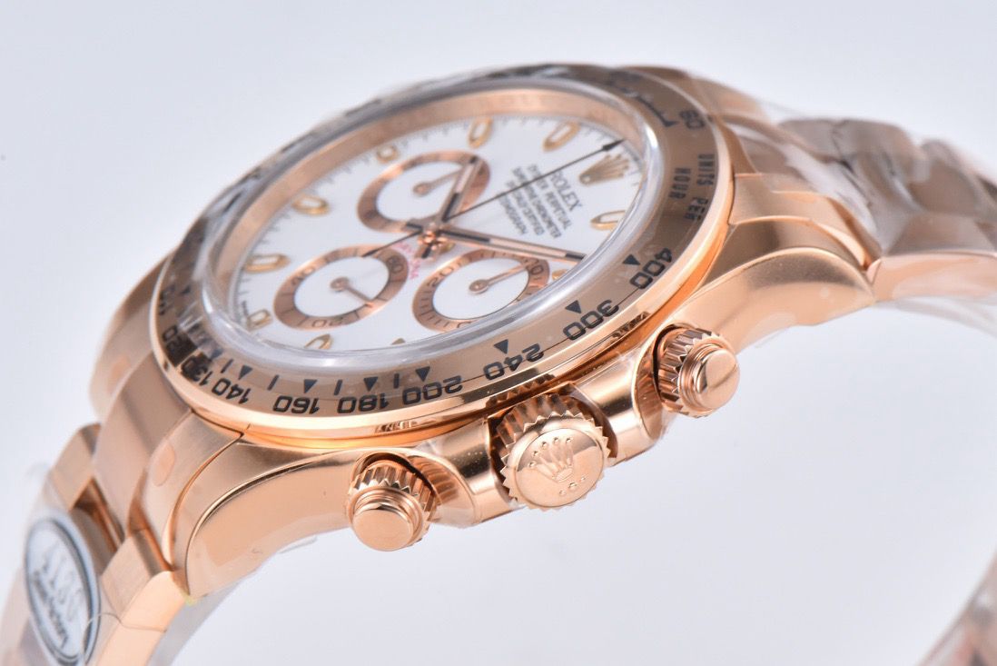 Clean Factory Rolex Daytona 116505 40MM Full Rose Gold White Dial