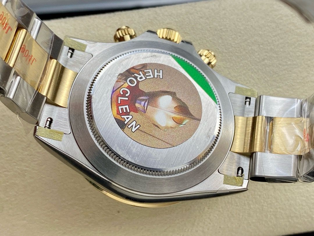 Clean Factory Rolex Daytona 116503-0004 40MM Half Gold Black Dial