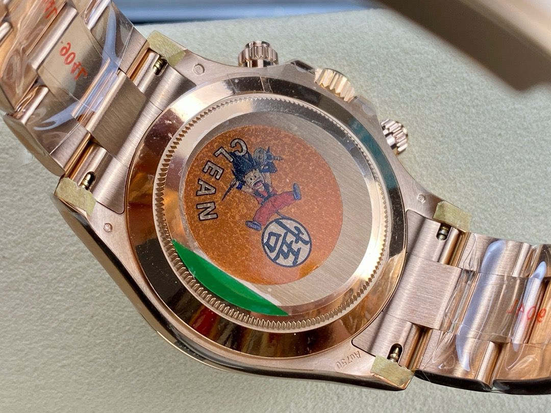 Clean Factory Rolex Daytona 116505-0011 40MM Full Rose Gold Arabic Number Brown Dial