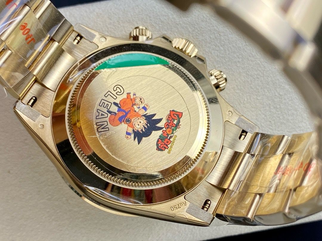 Clean Factory Rolex Daytona 116508-0001 40MM Full Yellow Gold White Dial