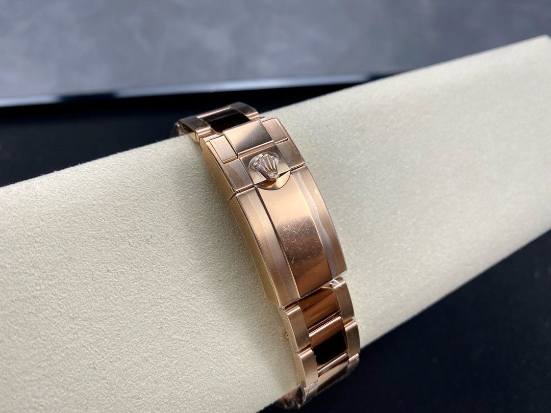 Clean Factory Rolex Daytona 116505-0011 40MM Full Rose Gold Arabic Number Brown Dial