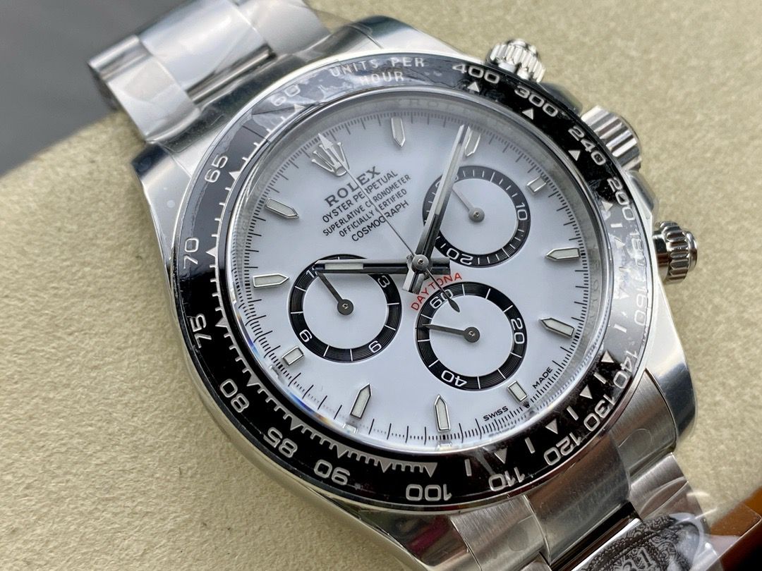 Clean Factory Rolex Daytona Panda 126500LN-0001 40MM Full 904L White Dial