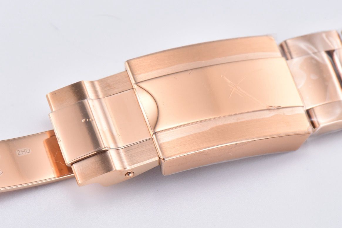 Clean Factory Rolex Daytona 116505 40MM Full Rose Gold Diamond Mop Black Dial