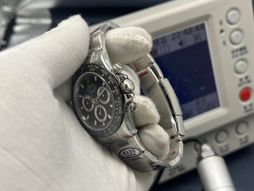 CLEAN Factory Rolex Daytona 126500LN-0002 40MM Full 904L Black Dial