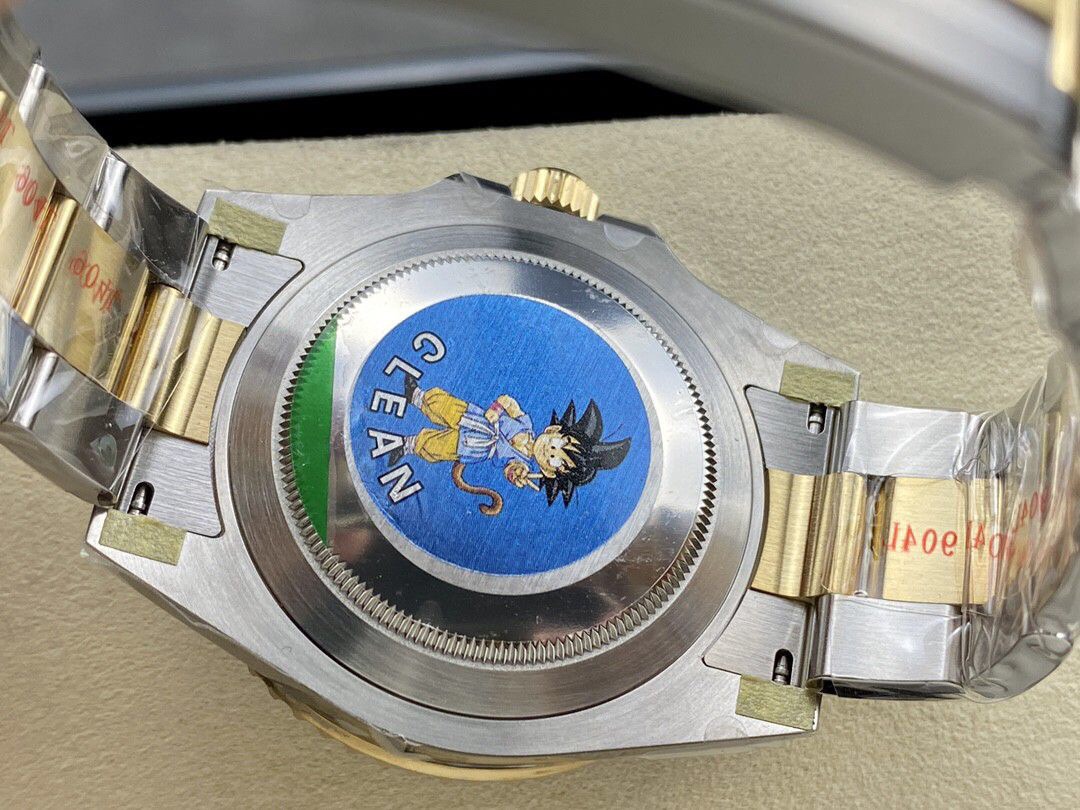 Clean Factory Rolex Submariner Date 126613LB 41mm Half Gold Blue Dial