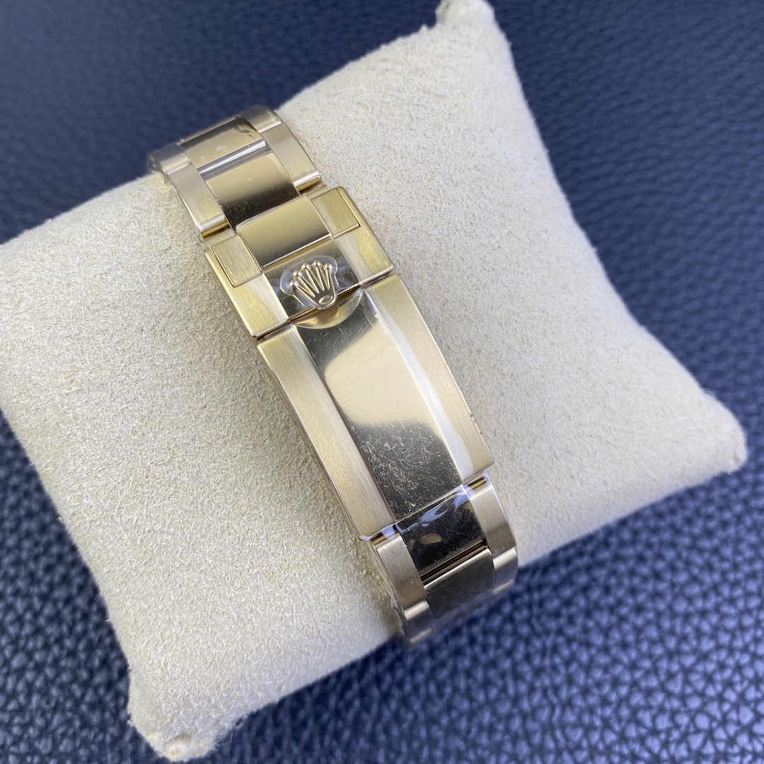 CLEAN Factory Rolex Daytona 116508-0009 40MM Full Gold，Gold Eye，Red Second Hand Black Dial