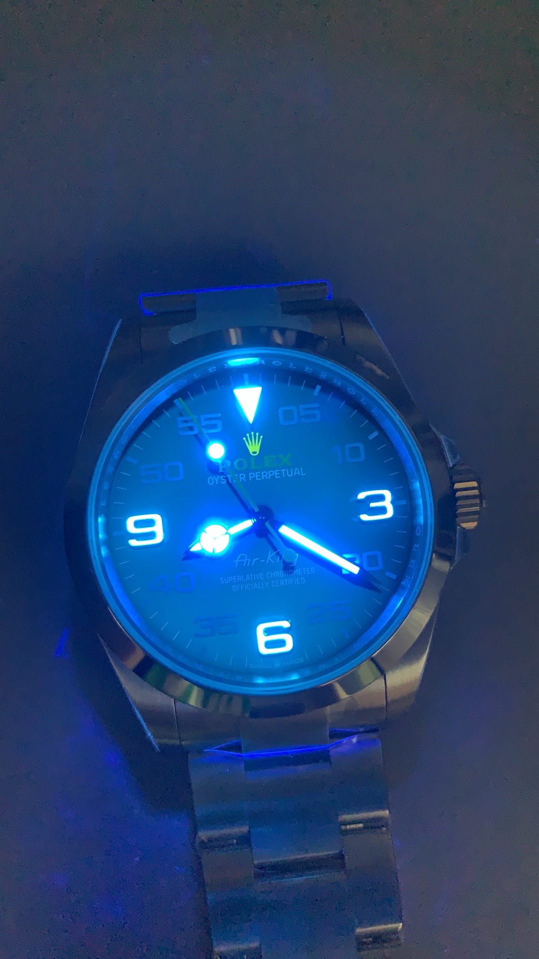 Air-King 126900 VSF 1:1 Best Edition 904L Steel Black Dial on SS Bracelet VS3230