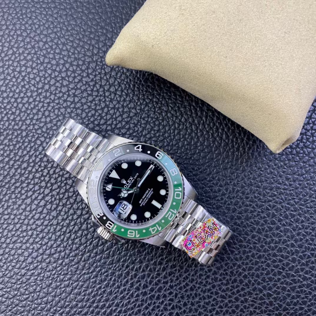 Clean Factory Rolex 126720VTNR-0002 Sprite GMT-MASTER II 40MM Full 904L Black Dial Jubilee