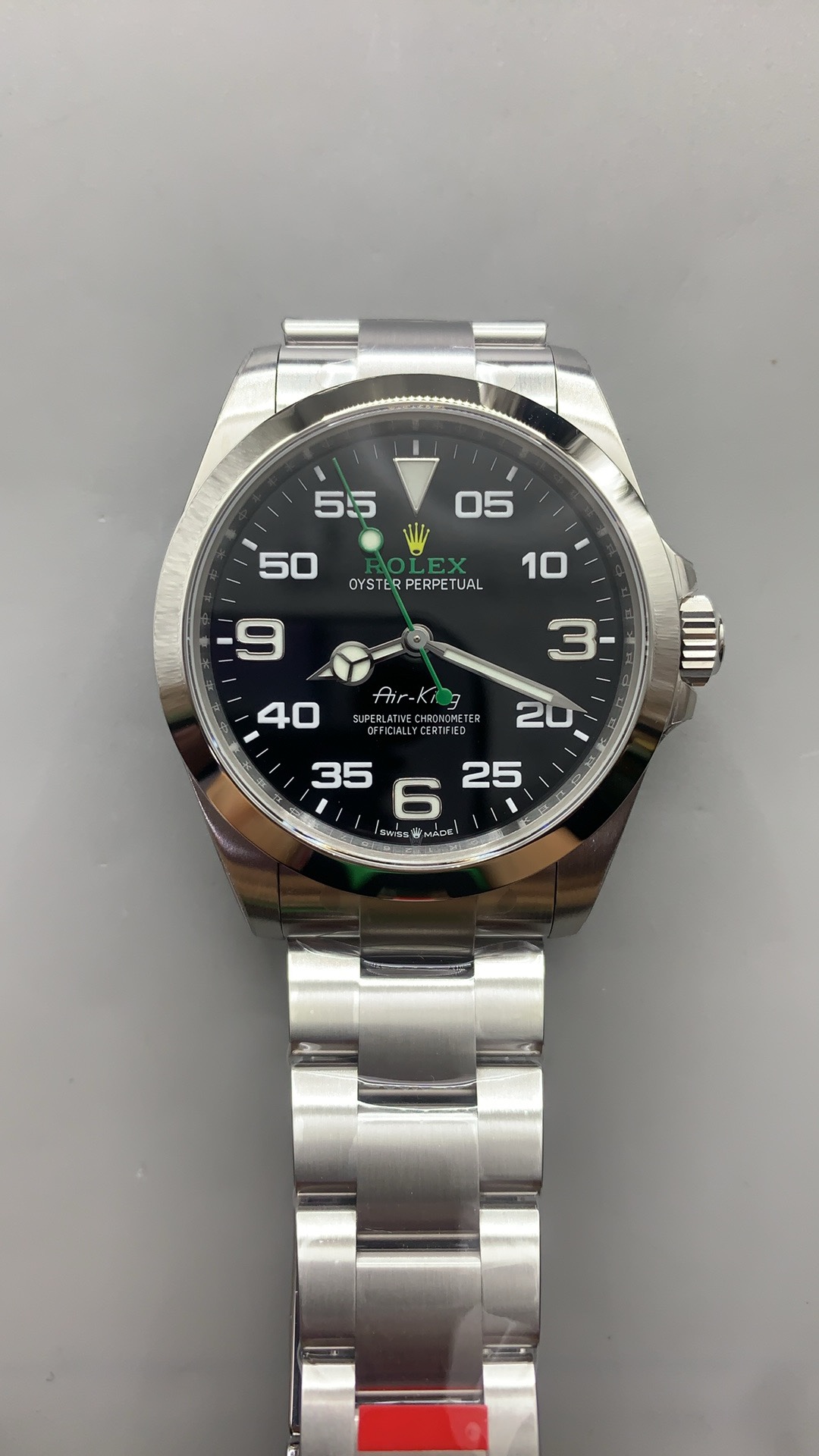 Air-King 126900 VSF 1:1 Best Edition 904L Steel Black Dial on SS Bracelet VS3230
