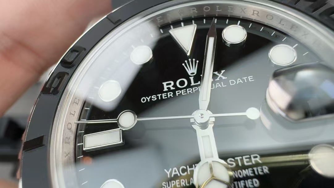 Clean Factory Rolex Yacht-Master 226659-0002 42mm White Gold Rubber Strap Black Dial