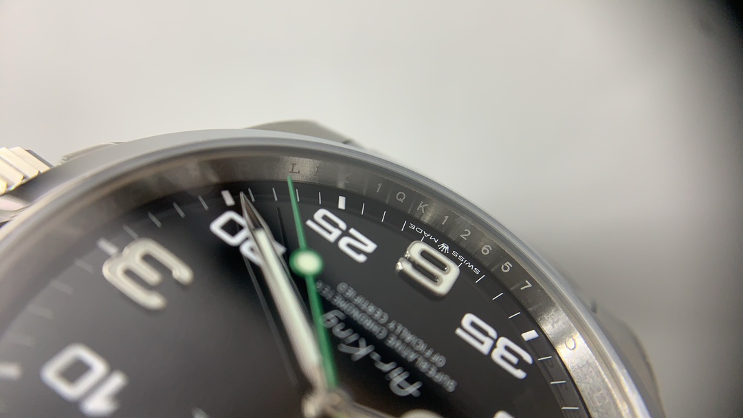 Air-King 126900 VSF 1:1 Best Edition 904L Steel Black Dial on SS Bracelet VS3230