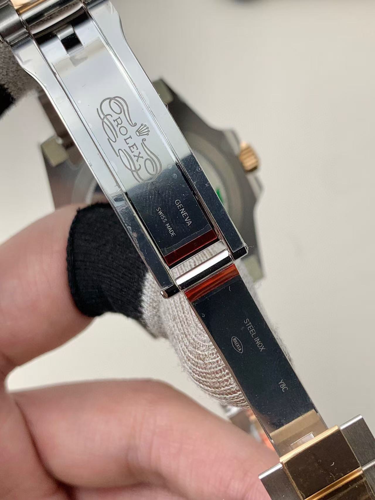 Clean Factory Rolex Rootbeer GMT-MASTER II 126711CHNR-0002 40mm Half Rose Gold Black Dial