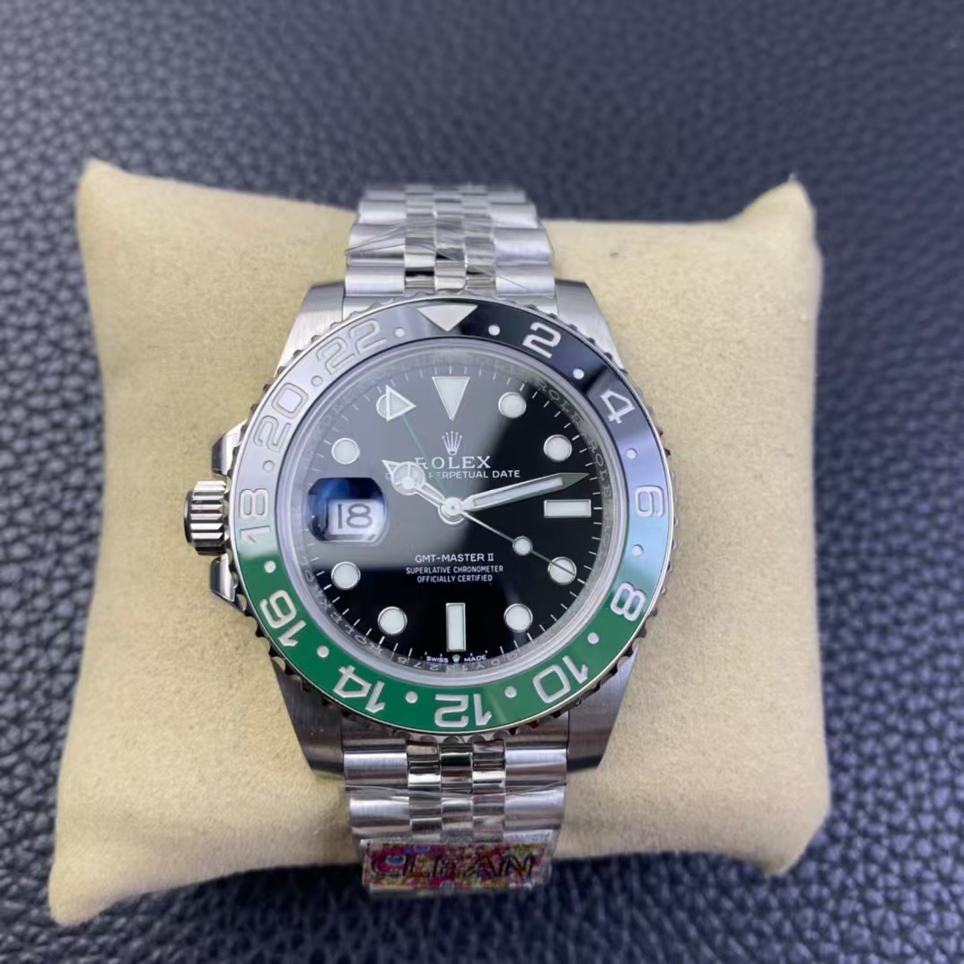 Clean Factory Rolex 126720VTNR-0002 Sprite GMT-MASTER II 40MM Full 904L Black Dial Jubilee
