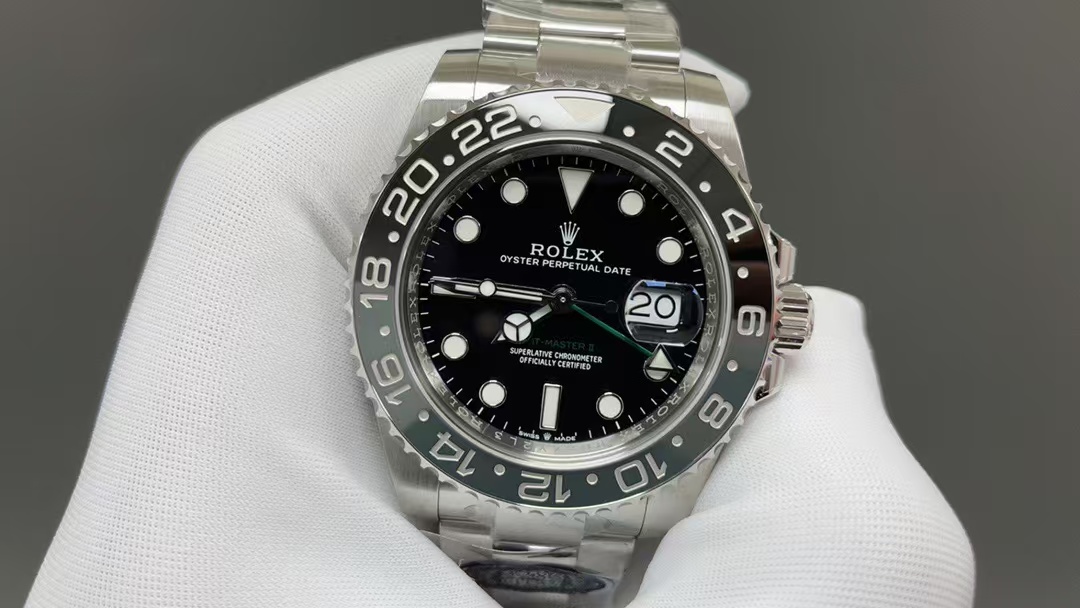 Clean Factory Rolex GMT-Master II 126710GRNR-0004 40mm Full 904L Black Dial