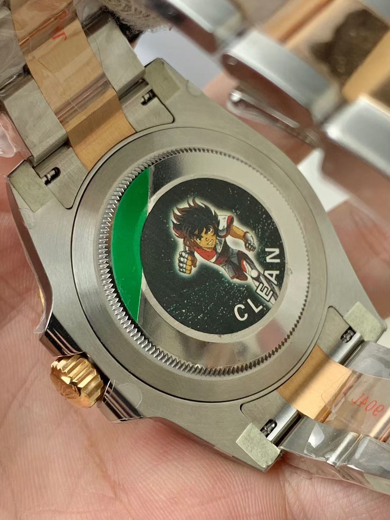Clean Factory Rolex Rootbeer GMT-MASTER II 126711CHNR-0002 40mm Half Rose Gold Black Dial