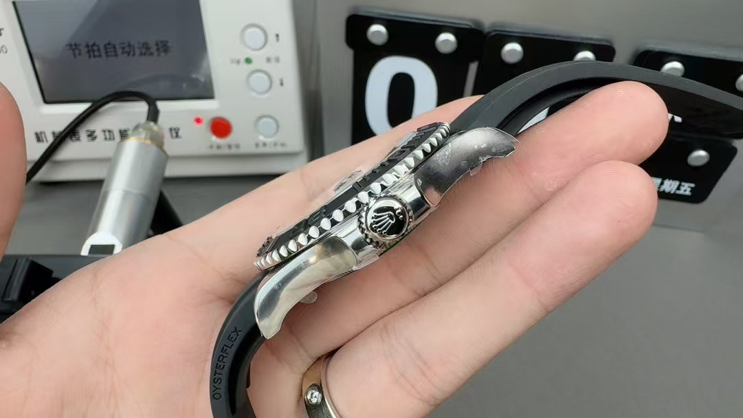 Clean Factory Rolex Yacht-Master 226659-0002 42mm White Gold Rubber Strap Black Dial