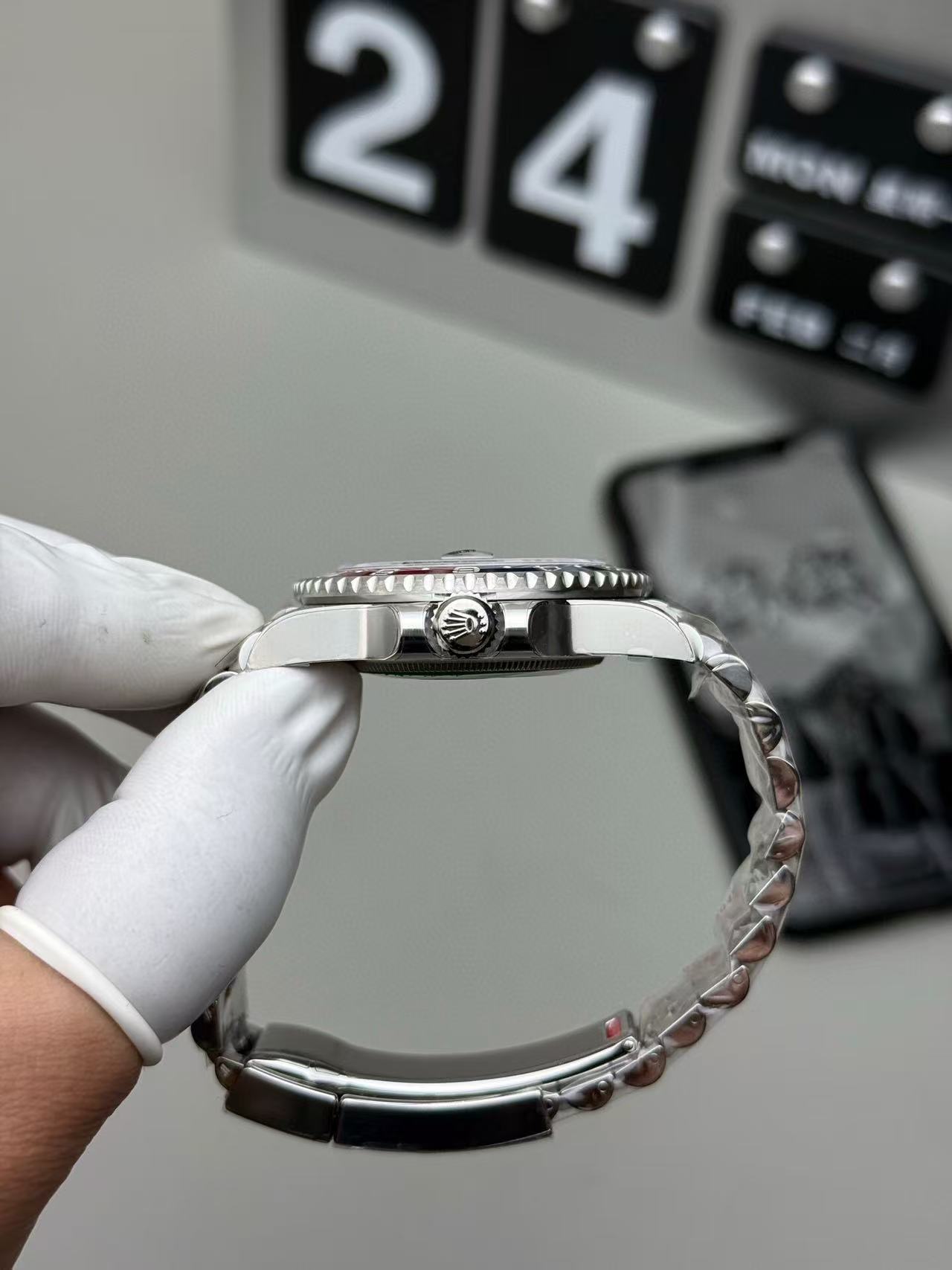 Clean Factory Rolex Pepsi GMT-MASTER II 126710BLRO-0001 40mm Full 904L Black Dial Jubilee