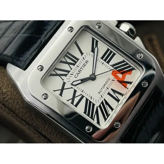 Cartier Santos Couple Watch Diameter: 51*41.3 44.2*35.6 mm