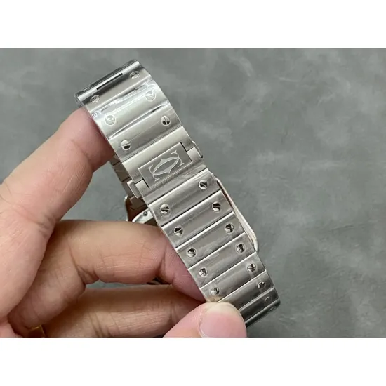 Cartier SANTOS 47.5MM*39.8MM*9.08MM Comes with quick-detachable leather strap