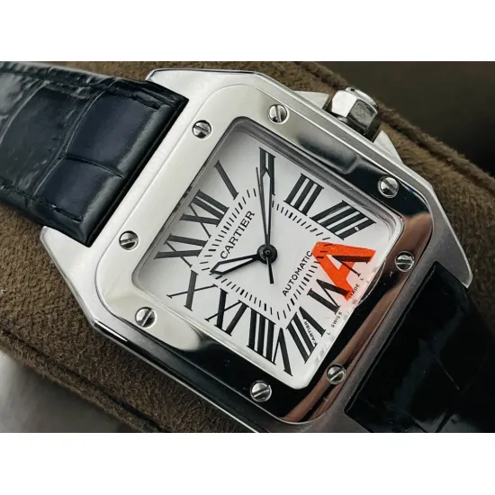 Cartier Santos Couple Watch Diameter: 51*41.3 44.2*35.6 mm