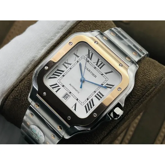 Cartier SANTOS 47.5MM*39.8MM*9.08MM Comes with quick-detachable leather strap