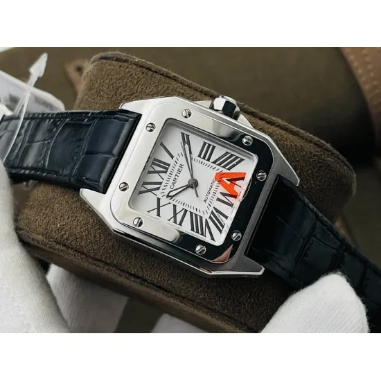 Cartier Santos Couple Watch Diameter: 51*41.3 44.2*35.6 mm
