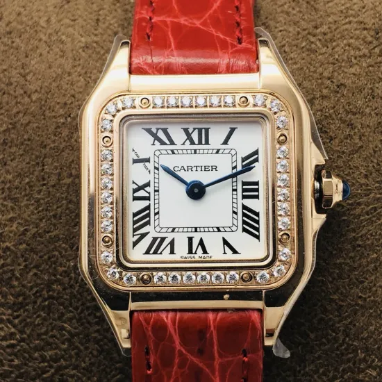Cartier santos quartz watch: 27*37 mm