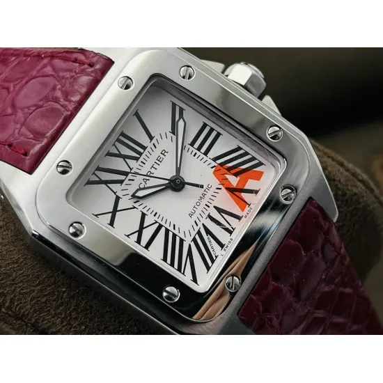Cartier Santos Couple Watch Diameter: 51*41.3 44.2*35.6 mm